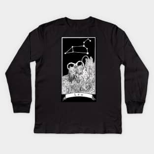 Leo - The Zodiac Retrograde Kids Long Sleeve T-Shirt